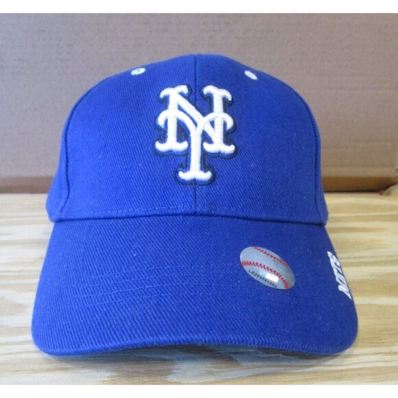 New York Mets Hat Cap Strap Back Genuine Merchandise Baseball Y2K MLB - Picture 1 of 11